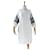 Autre Marque Dresses White Blue Linen  ref.509512