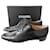 Chanel Scarpe Classiche Stringate Nero Marrone scuro Pelle
