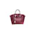 Louis Vuitton Lockit MM Python mint condition Dark red Leather  ref.510229