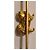Autre Marque Spilla a forma di cane pechinese in oro Gold hardware - vista 4