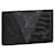 Louis Vuitton Portacarte LV in pelle esotica Nero Pelli esotiche  ref.510446