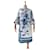 Joseph Ribkoff Robes Polyester Elasthane Blanc Bleu Multicolore  ref.510489