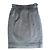 Falda Moschino Couture de lana gris con lazo negro - vista 3