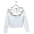 *[Usagé] Alexander McQueen Ruffle Pullover XS Size White Viscose Blanc  ref.510670