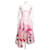 *[Used] Alexander McQueen One Piece Ladies 36 Size Runway Collection Dress Pink Cotton  ref.510672