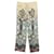 Pantalon Etro Floral Print en Soie Multicolore  ref.510722