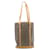 Louis Vuitton Bucket Marrone Tela  ref.510923