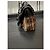 B Bag Fendi Zucca B Tasche Monogramm Kalbshaar Braun - Ansicht 10