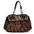 B Bag Fendi Zucca B Tasche Monogramm Kalbshaar Braun - Ansicht 4