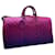 Louis Vuitton Keepall 50 Catwalks 2022-Virgil Abloh Purple Fuschia Leather  ref.511126