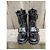 Botines Twin Set de piel negra con relieve de cocodrilo Negro - vista 2
