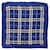 Burberry Schals Blau Seide  ref.511691