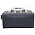 Borsa Sophie Hulme Mini Box Albion in pelle nera Nero - vista 5