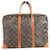 Louis Vuitton Porte Documents Voyage Brown Cloth  ref.511936