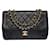 Timeless Superb Chanel Classic Flap Bag medium bag in black leather  ref.512051
