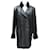 Yves Saint Laurent Manteaux, Vêtements d'extérieur Cuir Noir  ref.512524