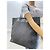 Clutch Fendi Collector Square in tela monogram e pelle nera Nero - vista 10