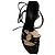 Sandali D&G in scamosciato nero