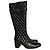 Balmain Vintage : Bottes en cuir matelassé