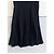 Autre Marque Seidiges Longtop mit ungesäumten Schnittkanten Schwarz Marineblau - Ansicht 7