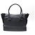 SMYTHSON CABAS ELIOT HANDTASCHE AUS SCHWARZEM GENARBENEM LEDER LEDERTASCHE - Ansicht 2