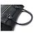 SMYTHSON CABAS ELIOT HANDTASCHE AUS SCHWARZEM GENARBENEM LEDER LEDERTASCHE - Ansicht 5