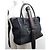 SMYTHSON CABAS ELIOT HANDTASCHE AUS SCHWARZEM GENARBENEM LEDER LEDERTASCHE - Ansicht 6