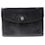 Hermès VINTAGE POCHETTE A MAIN HERMES RIO EN CUIR BOX NOIR SAC BLACK CLUTCH  ref.513829
