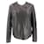 Brunello Cucinelli leather jacket in black with sequin shoulders  ref.513870