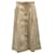 Carolina Herrera Belted Midi Skirt in Beige Cotton  ref.513889