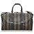 Borsa da viaggio Fendi Brown Pequin - vista 3