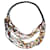 Vintage Boho ethnic necklace. Handmade. Multicolour micro beads. Black Multiple colors  ref.514298