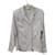 Marina Rinaldi lined-breasted shirt Beige Silk  ref.514306