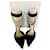 Christian Dior Scarpin Dior preto em couro de bezerro Veludo  ref.514534