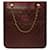 Superb Chanel flat pouch bag in burgundy quilted lambskin, garniture en métal doré Dark red Leather  ref.515326