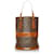 Bucket Balde do monograma do vintage de Louis Vuitton Brown Marrom Couro Lona  ref.515393