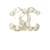 Chanel PEDRAS IRREGLARES CC DOURADAS Dourado Metal  ref.515658