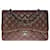 Majestätische Chanel Timeless Jumbo Handtasche aus schokoladengestepptem Lammleder, Ruthenium-Metallbesatz Braun  ref.515851