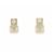 Chanel GOLDEN SQUARE STUD AND CC Metal  ref.515942
