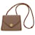 Schöne Chanel Mini Flap Bag Handtasche mit Fischgrätenmuster aus taupefarbenem Lammleder, garniture en métal doré Grau  ref.515948