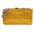 *[Usado] Chanel Chain Shoulder Bag Chocobar Esmalte Charol Camel Tote Bag Amarillo  ref.516019