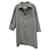 T-Mantel aus Burberry-Loden 50 Grau Wolle  ref.516510
