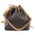 Louis Vuitton Petite Noe PM Monogramm Leinwand Braun Leder  ref.507894