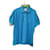 Moschino Milano camisa polo azul Turquesa Algodão  ref.513915