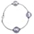 Chanel bracelet Silvery Metal Resin  ref.516495