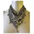 Collar babero de cristal de Prada Plata Metal  ref.516660