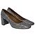 Décolleté Mansur Gavriel Glitterati in Pelle Argento Metallico - vista 3