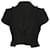 Autre Marque Antonio Berardi Cap Sleeve Bolero Top em algodão preto  ref.516828
