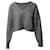 3.1 Phillip Lim V-Neck Sweater Top in Grey Polyamide Nylon  ref.516835