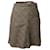 Balenciaga Houndstooth Skirt in Brown Wool  ref.516837